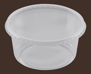Clear Deli <b>Container</b> Cups With Lid 12 oz Polypropylene 500pc Microwave Safe <b>Takeaway</b> cups for Soup Salad Fruit - Product Image 5