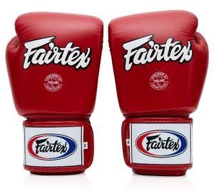 Guantes de Boxeo Fairtex, Guantes de Boxeo Personalizados de Cuero Vacuno Genuino para Entrenamiento y Sparring - Rojo - Product Image 2