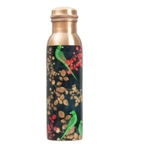 Decorative Kitchenware Fruits Juice Storage Enamel Printed <b>Copper</b> <b>Bottle</b> <b>Drinking</b> Juices Health Benefits <b>Copper</b> Water <b>Bottle</b> - Product Image 6