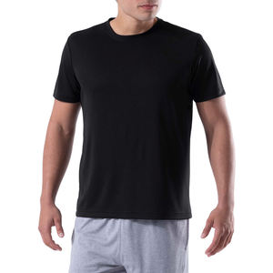 เสื้อยืดสีส้มแบบปรับแต่งได้สำหรับผู้ชายไซส์ใหญ่ ผ้าเจอร์ซีย์ระบายอากาศ เสื้อยืดเปล่า - Product Image 1