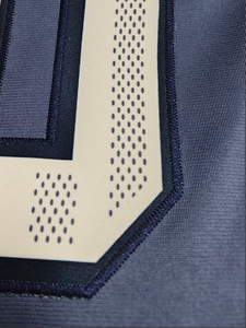 Men's Navy Blue Soccer Jersey Set Number 10 Sublimated Print Moisture Wicking Short Sleeve Athletic Fit Adult Size - Product Image 2