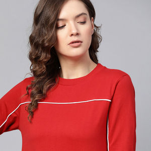 Nueva Llegada, Sudaderas Personalizadas para Mujer, Cuello Redondo, 100% Algodón, Bordadas, Otoño Invierno, Tallas Grandes, Holgadas, Casuales, Transpirables, OEM - Product Image 3