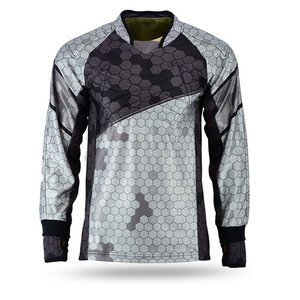 เสื้อเจอร์ซีย์เพนท์บอลแบบมีฟองน้ำบุ ราคาประหยัด พร้อมดีไซน์ที่หลากหลายสวยงาม  สามารถปรับแต่งได้ตามต้องการ  รุ่นล่าสุด เสื้อเพนท์บอลแบบสั่งทำได้เต็มรูปแบบ - Product Image 1