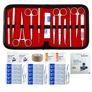 Kit d'entraînement professionnel aux sutures chirurgicales, instruments de formation médicale d'urgence pour les traumatismes et les premiers secours, certifié CE - Product Image 1