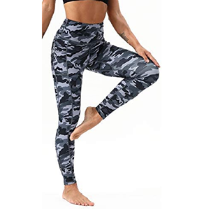 Compression High Waist Women's Yoga Pant Workout Camo <b>Leggings</b> <b>With</b> <b>Pocket</b> Scrunch Butt Lifting Gym Set Wear Tights For Woman - Product Image 4