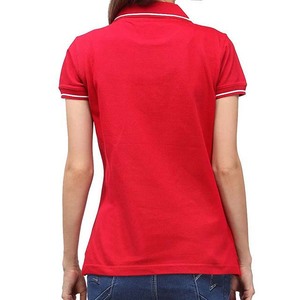 Nuevo Diseño de Camiseta Polo para Mujer, Estilo Casual con Patrón Sólido, Fácil de Usar y Lavar, de Secado Rápido y Transpirable, con Logotipo Personalizado - Product Image 4