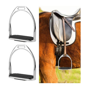 Estribos Personalizados para Caballos de Acero Inoxidable Duraderos, Origen Pakistán, Logotipo Personalizado Disponible, Venta Directa de Fábrica, Equipo de Seguridad para Montar a Caballo - Product Image 3