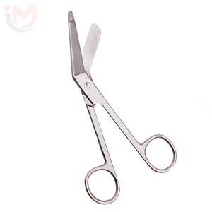 Ciseaux à pansements médicaux en acier inoxydable, ciseaux de traumatologie, outil de coupe pour pansements chirurgicaux et premiers secours d'urgence - Product Image 1