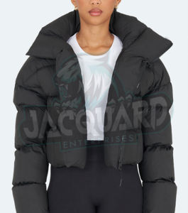 Chaqueta de Forro Polar para Mujer, Cuello Alto, Estilo Jacquard, Manga Larga, Secado Rápido, Ecológica y Transpirable para Invierno - Product Image 4