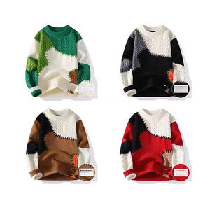 Custom LOGO Men Sweater Manufacturer OEM <b>Pullover</b> Casual Knitwear Crew Neck <b>Jumper</b> Winter Men Custom Knitted Sweater - Product Image 6