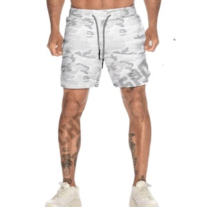 Shorts de Fitness à taille élastique, séchage rapide, pour hommes, compression, entraînement, gymnastique - Product Image 1