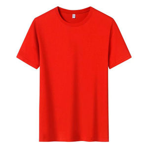 T-shirts noirs surdimensionnés en coton 100% personnalisables, impression de logo sur mesure - Product Image 2