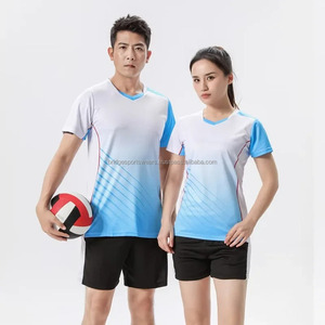 Ensemble d'uniformes de volley-ball personnalisés unisexes, séchage rapide, vêtements d'équipe, 100% polyester - Product Image 4