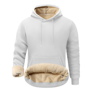 Sweat à capuche personnalisé pour homme, style décontracté, à cordon de serrage, manches longues, en coton mélangé, avec logo frontal, à prix abordable - Product Image 5