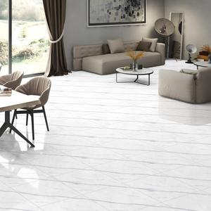 Kajaria 60x60 Carreaux de sol marron haute résolution 600x600mm brillant 24x24 en porcelaine polie 2x2 Produit populaire pour supermarchés - Product Image 1