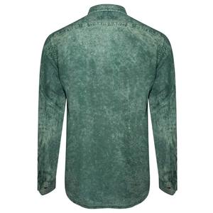 เสื้อเชิ้ตผู้ชายผ้าเนื้อนุ่มแบบเป็นทางการ เสื้อเชิ้ตผู้ชายสไตล์หรูหราแขนยาว เสื้อเชิ้ตผู้ชายแขนยาวผ้าฝ้ายน้ำหนักเบา - Product Image 2