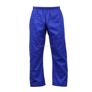 Pantalon de karaté unisexe essentiel en coton et polyester mélangés respirant et durable pour enfants et adultes - Product Image 1