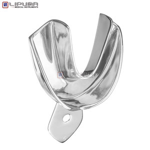 Plateau d'empreinte dentaire de qualité supérieure avec bordure S Perf. (Inférieur, D) Acier inoxydable réutilisable autoclavable orthodontique - Product Image 5