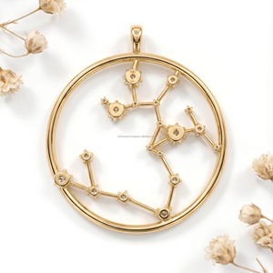 Pendentif signe astrologique Sagittaire en pierre précieuse, bijou zodiacal, charme pour l'âme exploratrice, pour les leaders de tendances modernes - Product Image 2