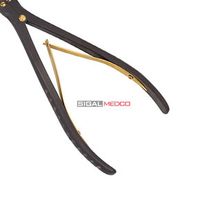 Instrumento Quirúrgico Leksell Stille Rongeur, Reutilizable, de Acero Inoxidable con Recubrimiento Negro, Cortador de Huesos Ortopédico - Product Image 5