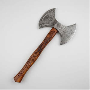 ขวานดาบลิสต์ดามัสกัส ลายอาร์ติซาน เหล็กกล้าแข็งแรง ทนทาน เหมาะสำหรับกิจกรรมกลางแจ้ง ตั้งแคมป์ และตัดไม้ - Product Image 1