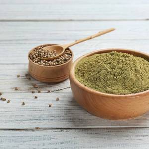 Poudre de protéines de chanvre naturelles, protéines végétales pressées à froid pour la force, l'énergie et la nutrition quotidienne - Product Image 1