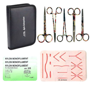 Medical Students Surgical Instruments <b>Sutur</b> <b>Kit</b> Surgical Medic Instruments Tools Sets Medical Students <b>Suture</b> Practice <b>Kit</b> - Product Image 1
