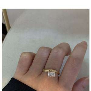 Luxury <b>Open</b> Wrap Radiant Cut Diamond <b>Ring</b> Solid Yellow Gold Bridal Jewelry Bypass Lab Grown Diamond Engagement <b>Ring</b> - Product Image 3