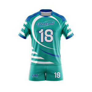 Rugby Team Sports Uniform Custom Athletic Rugby Jersey And Shorts Set OEM ODM Wholesale Apparel Manufacturing Company Customized - Product Image 1