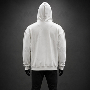 Sudadera con Capucha para Hombre, Corte Regular, con Cubre Rostro, Logotipo Personalizado, Estilo Urbano, Otoño, Algodón/Poliéster, Transpirable - Product Image 3
