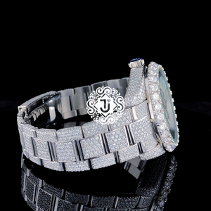 Wholesale Supply Fully Iced Out Rose Gold Moissnite <b>Watch</b> Luxury Hip Hop Bling <b>Diamond</b> Wristwatch Available for Export Price - Product Image 3