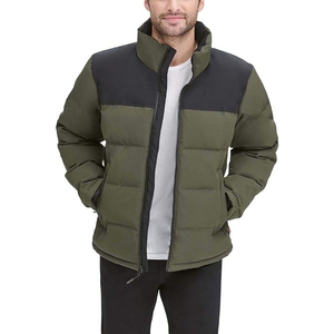 Veste d'hiver légère pour homme, résistante à l'eau et au vent, col montant, fermeture éclair, équipement de plein air - Product Image 5