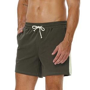 Shorts de sport décontractés d'été pour hommes, pour entraînement, jogging, gym, respirants, taille élastique, logo personnalisé, fermeture éclair en nylon - Product Image 1