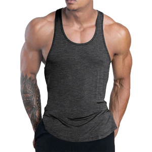 MILIENZ SPORTS & APPAREL Camiseta sin Mangas para Hombre, Estampado de Leopardo, Transpirable, Cuello Alto, Estilo Formal, 100% Algodón, Azul Oscuro, 220g - Product Image 2