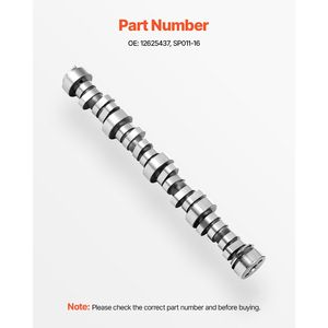 Alberi a camme Norris Trucks 1999-2013 per motori GM Gen3/4 LS Truck 4.8 compatibili, con cuscinetti SP011-16 - Product Image 3