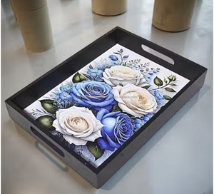 Bandeja de Madera Personalizable Tayyab Handicraft con Esmalte para Uso en el Hogar, Restaurantes, Bares, Hoteles y Bodas - Product Image 6