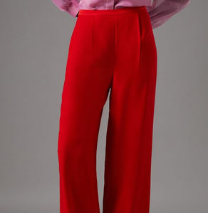 Jeans de Cintura Alta para Mujer, con Múltiples Bolsillos, Corte Holgado, Estilo Cargo, Elásticos, de Mezclilla, Pierna Recta - Product Image 2