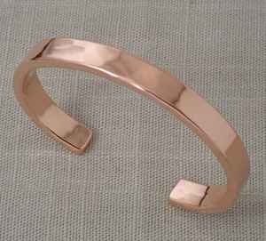 Bracelet manchette magnétique unisexe réglable en cuivre massif de style tibétain antique, élégant et tendance - Product Image 6