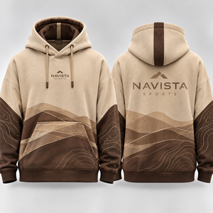 เสื้อสเวตเชิ้ตมีฮู้ดผู้ชาย Navista Sports แบบซิปครึ่งตัว สีดำแดงลายทาง ดีไซน์สปอร์ต ทรงปกติ เหมาะสำหรับใส่ในฤดูใบไม้ร่วง - Product Image 3