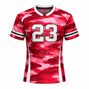 Custom Lacrosse Uniform Set 100% <b>Polyester</b> Plus Size Sublimated Jersey <b>Shorts</b> Breathable Quick Dry Team Wear OEM Manufacturer - Product Image 2
