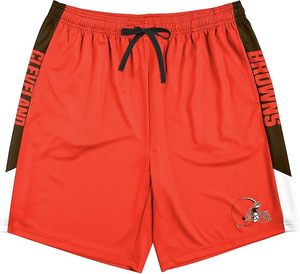 Pantalones cortos de malla azul de los Denver Broncos con rayas laterales naranjas y logotipo del equipo, ropa deportiva de poliéster duradera - Product Image 5