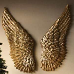 Artesanía Metálica Ligera de Plata y Oro para Pared, Hecha a Mano, de Alta Calidad, Fácil de Montar, Accesorios Metálicos Decorativos para Pared - Product Image 2