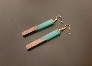 Pendientes de Resina y Madera Hechos a Mano MN EXPORTS, Diseño de Gota de Agua, Ligeros, para Mujer, Joyería Colgante de Moda, Diseño Personalizado, Modelo para Fiesta, India - Product Image 6