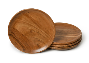 Wholesale Supply Luxury Wooden <b>Plate</b> with Natural Finish for Serving Meals <b>Snacks</b> Fruits and Gourmet Food Available For Sale - Product Image 5