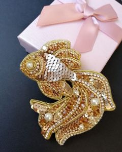 MD HANDICRAFTS Premium Quality Handmade Embroidery Beaded Brooch with Sparkling Bead Details <b>for</b> <b>Wedding</b> Occasions - Product Image 4