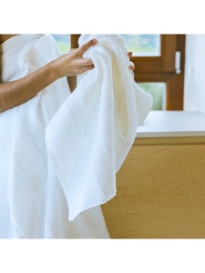 Serviettes de bain de luxe 100% coton tissé certifiées OEKO-TEX, écologiques, ensembles de serviettes d'hôtel, serviettes douces pour les mains, taille personnalisée disponible - Product Image 5
