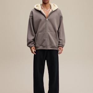 Sudadera con Capucha de Algodón Personalizada para Hombre, Suministro de Fábrica, Chaqueta con Capucha Premium, Producción de Ropa al por Mayor ODM - Product Image 2