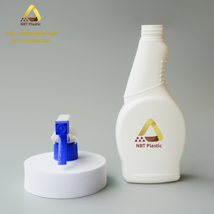 OEM 350ml White HDPE <b>Trigger</b> <b>Spray</b> <b>Bottle</b> | Wholesale Packaging for Cleaning Liquid Detergent Shampoo - Product Image 3