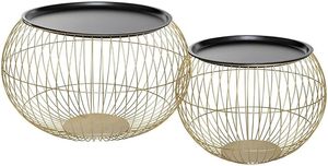 Mesa Auxiliar Redonda de Metal con Función Plegable, Ahorra Espacio, para Sala de Estar o Dormitorio - Product Image 4