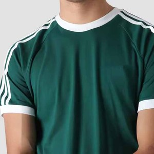 เสื้อยืดคอกลมผ้าฝ้ายแท้ 100% ทรงหลวม สไตล์ลำลอง สำหรับผู้ชาย คุณภาพสูง น้ำหนักมาก สีพื้น พร้อมสกรีนโลโก้ตามสั่ง - Product Image 5